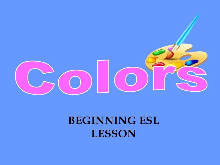 Colors esl-powerpoint