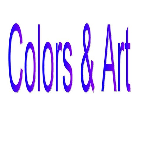 Colors And Art