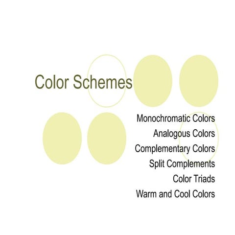 Color schemes