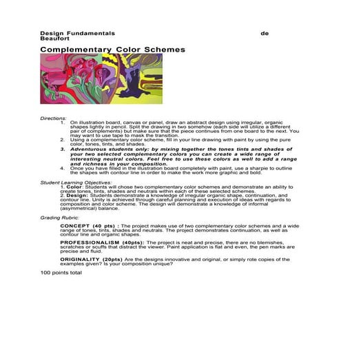 Color Schemes 1 | DOC