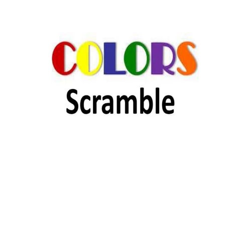 Colors scramble 2