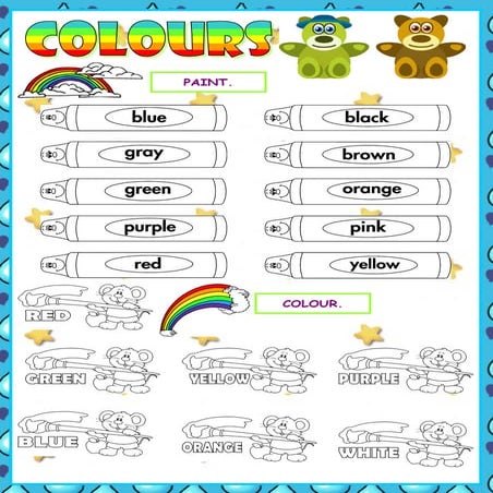 Color the crayons | DOC