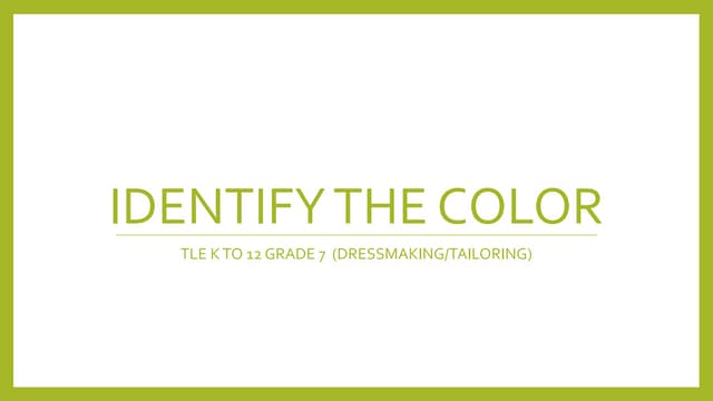 Color theory
