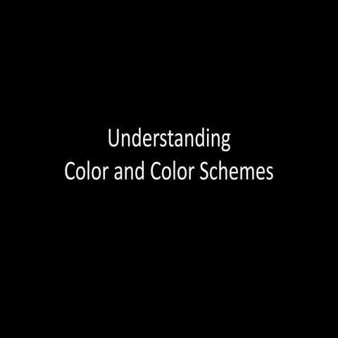 Color theory hue tint shade intensity