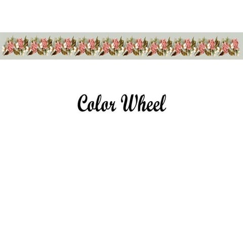 ColorWheel, colorwheel in english....ppt