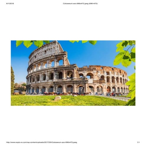 Colosseum rome italy | PDF