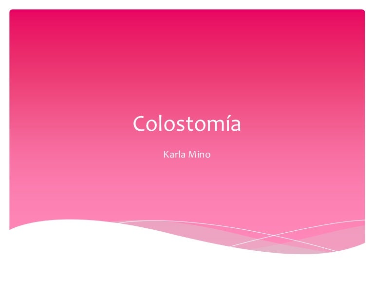 Colostomía