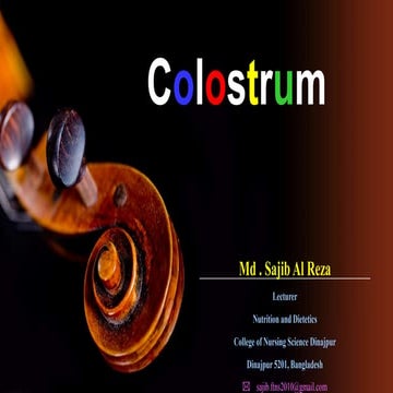Colostrum by sajib reza