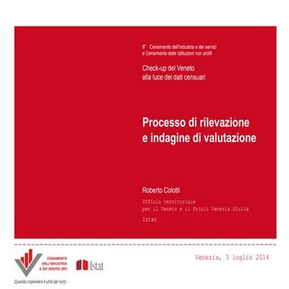 R. Colotti - Processo di rilevazion...
