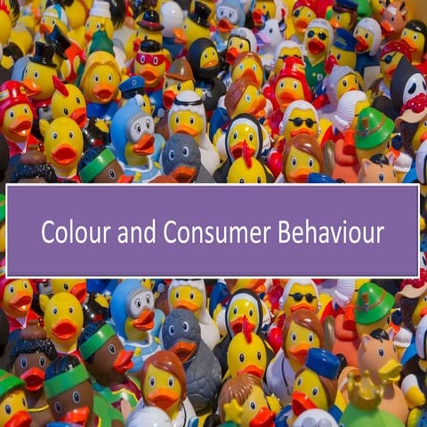 Colour Perception and Consumer Behaviour