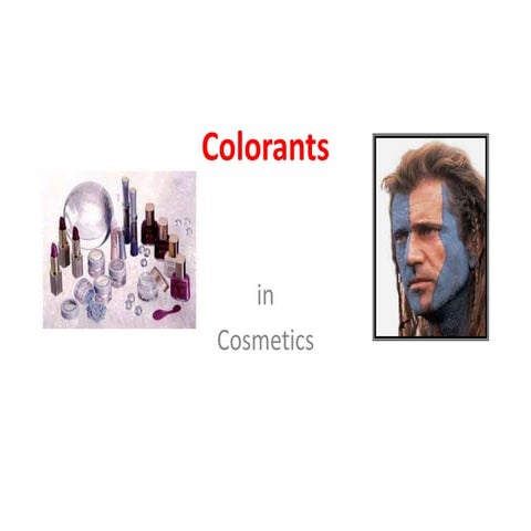 Colourants class ppt