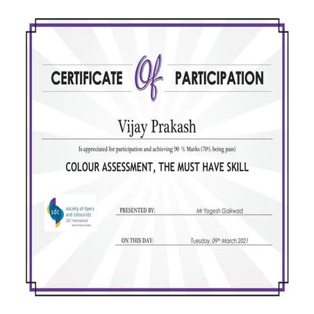 Colour assessment, the must have skill