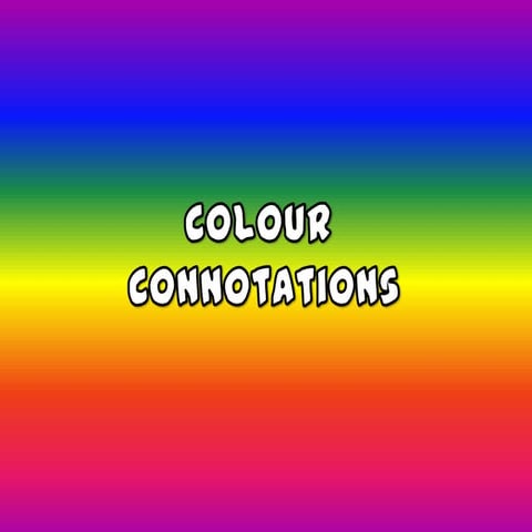 Colour connotations