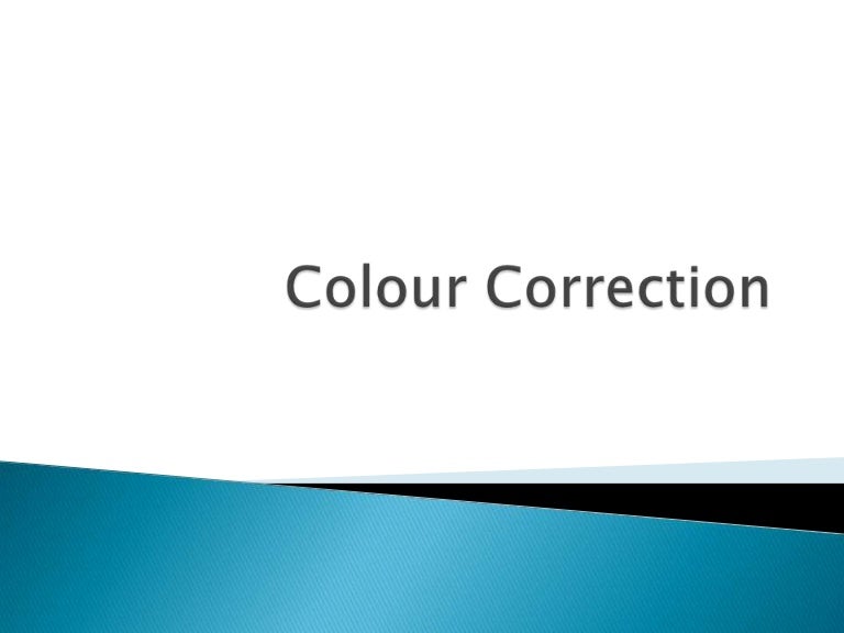 Colour correction producr formulas 3 ppt
