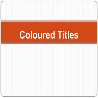 Coloured titles