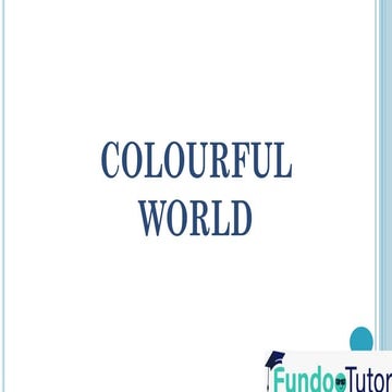 Colourful world  2