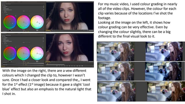 Colour grading