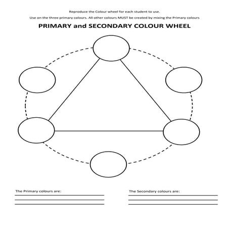 Colour schemes activity template | PDF