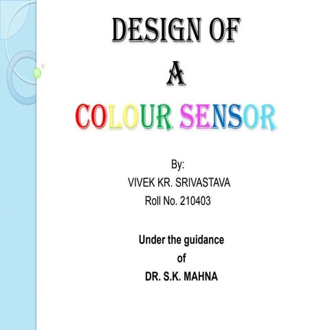 Colour sensor   vivek