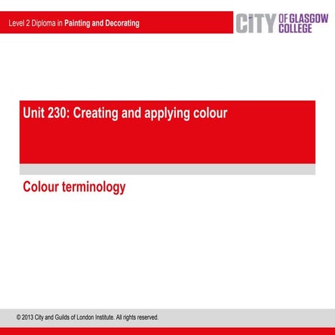 Colour terminology 6