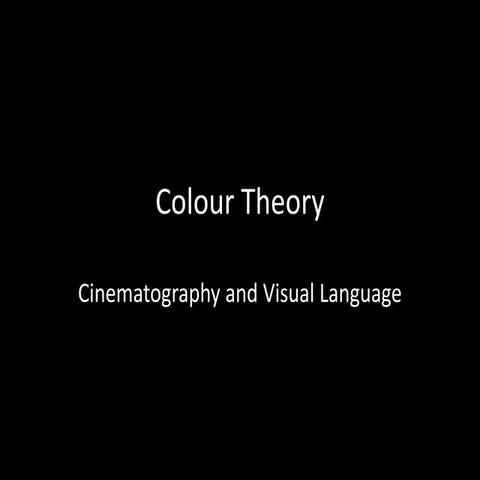 Colour Theory