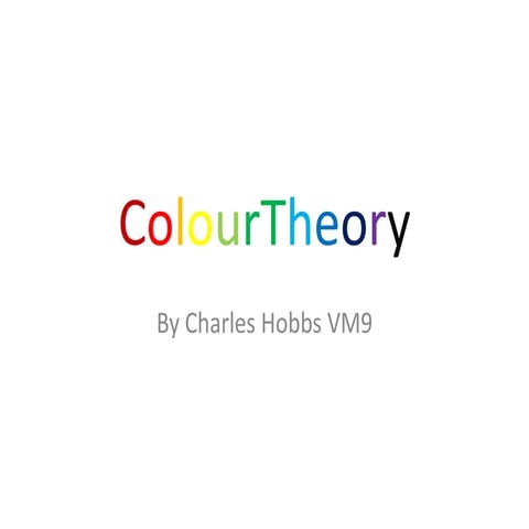 Colour theory