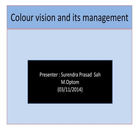 Colour vision with lvm