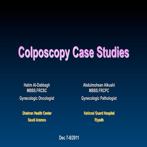 Colposcopy case studies2
