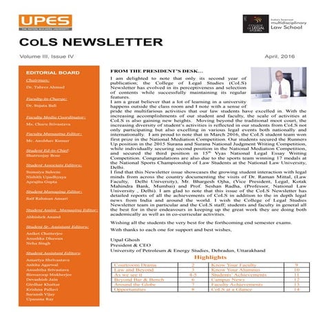 A glimpse of the College of Legal Studies, UPES