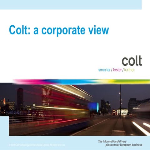 Colt Presentation 2010