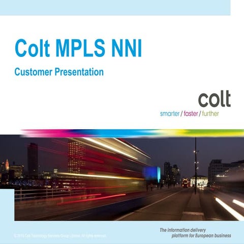 Colt wholesale vpn customer presentation