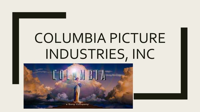 Columbia picture industries, inc | PPT