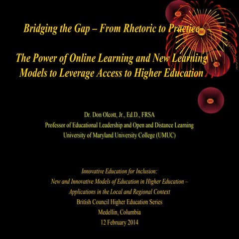 MOOCs-Online Learning - Learning Innovations - Medellin, Colombia 
