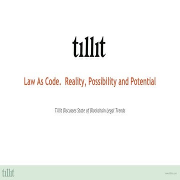 Columbia Law School - Decentralized Ledgers Presentation on 4/7/2014