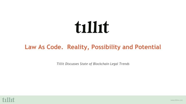 Columbia Law School - Decentralized Ledgers Presentation on 4/7/2014