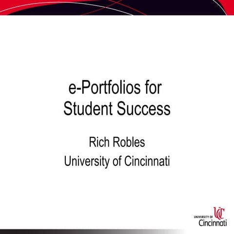 E-Portfolios for Student Success