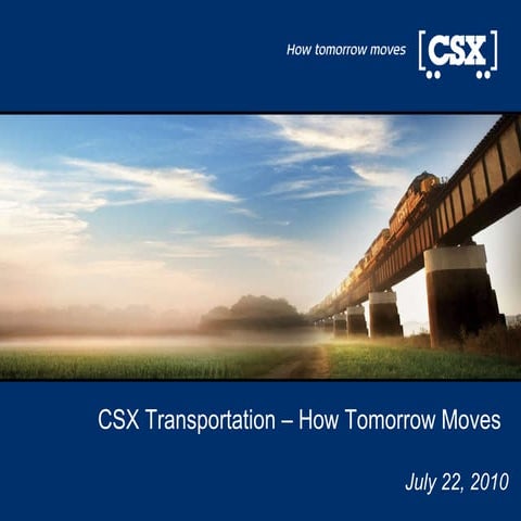 CSX Presentation; Rail Night