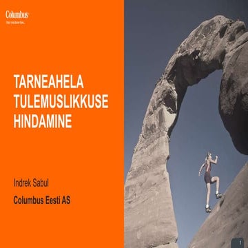 Tarneahela tulemuslikkuse hindamine
