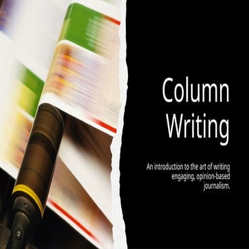 Column Writing sample ppt for lecture.pptx