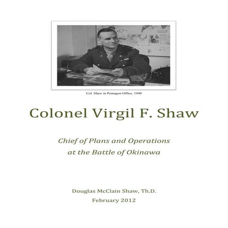 Col vf shaw bio