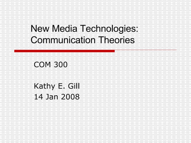 COM 300 - Week 2