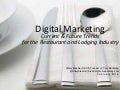 Digital Marketing for Restaurant and Hospitality Industry