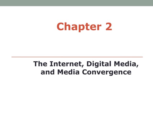 NewhouseSU COM 107 Communications and Society #NH1074Ward - Ch. 2 Slideshow