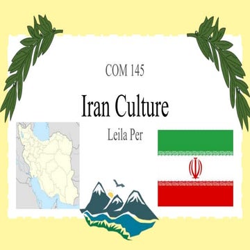 Presentation on iranian culture | PPTX