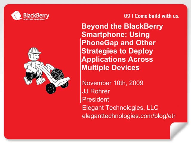 Cross Platform Development Strategies with vendor review and PhoneGap case study