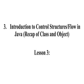 COM 413 Lesson 3.pptxObject oriented programming | PPTX