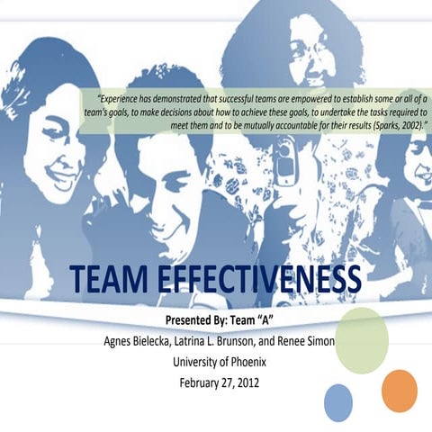 Team Effectiveness