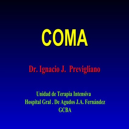 Coma | PPT