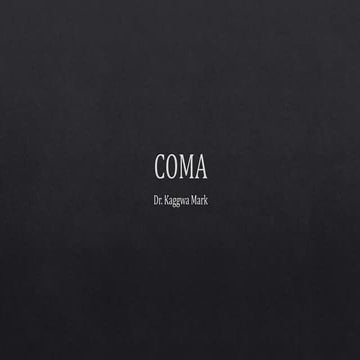 Coma | PPTX