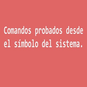 Comandos